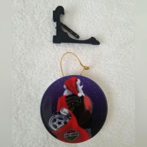 2002 Harley Davidson Mini plate Christmas ornament
